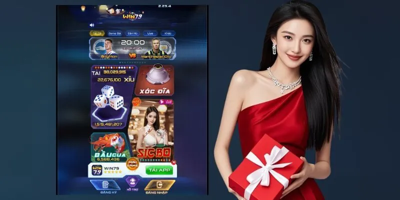 Các thông tin pháp lý của cổng game WIN79